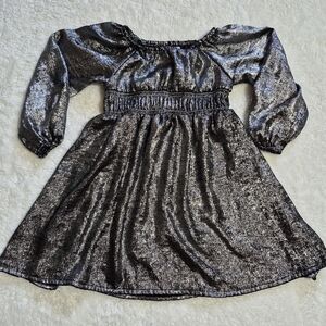 Old Navy 3T Metallic Longsleeve Dress
